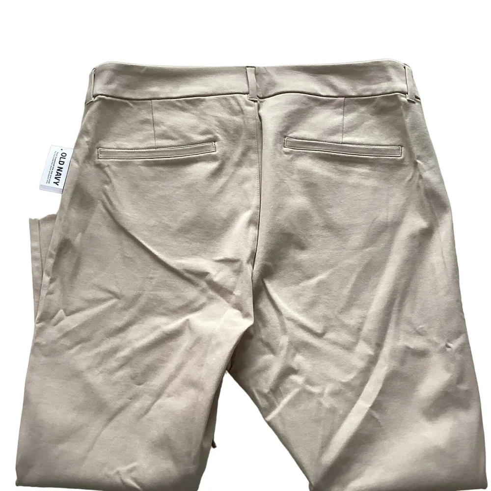 New Old Navy Womens High-Rise Pixie Flare Smooth Pockets 14 Tall - Image 2