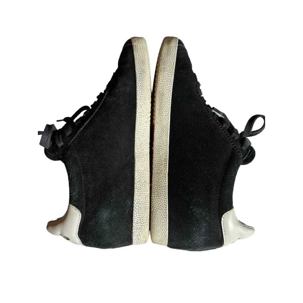 Ash Gull Black Floral Embroidered Sneakers Size 7.5 US 38 EU Women’s GUC #S84 - Image 4