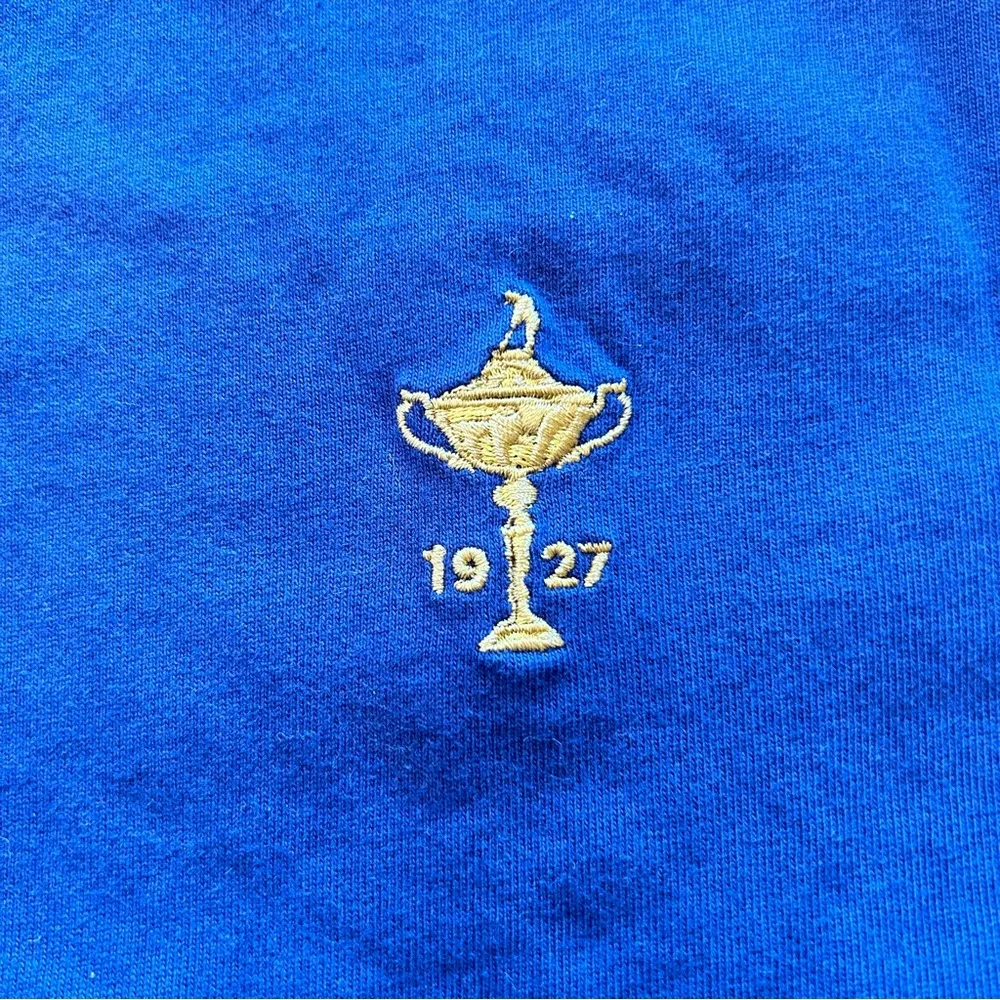 Barstool Golf 1927 Cup Tee Shirt Top Navy Blue Medium - Image 4