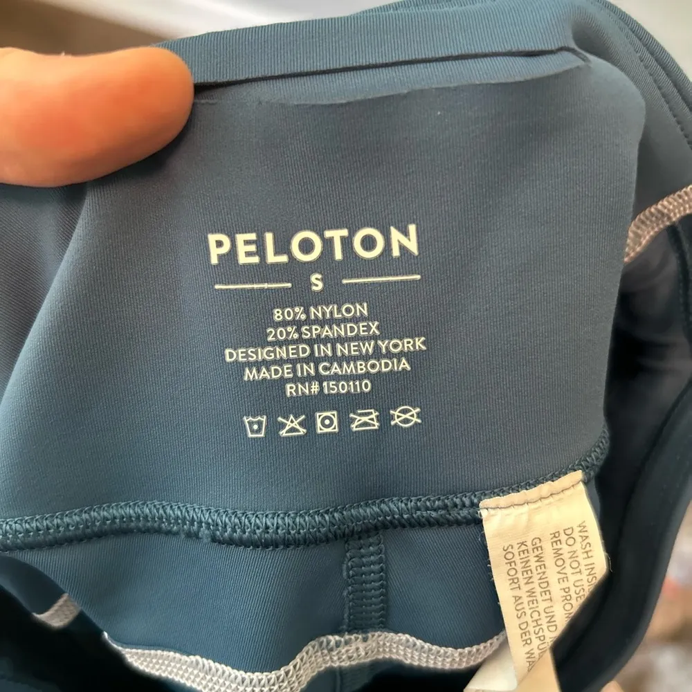 Peloton Move Mission High Waisted Blue Athletic Seam Legging - Image 9