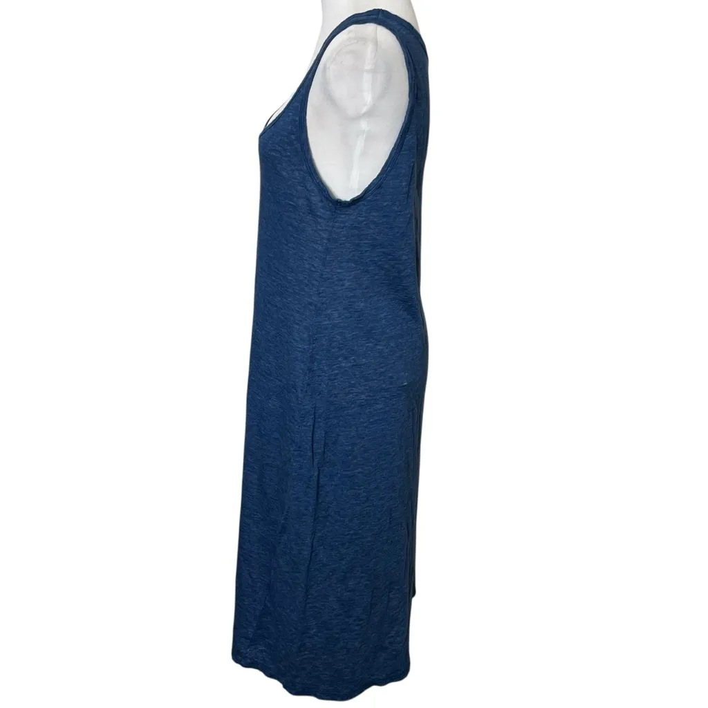Adriano Goldschmied Blue Linen Avril Tank Dress Women’s Small Summer Casual - Image 4
