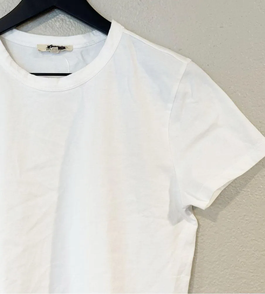 Madewell Top Womens Cotton Perfect Crewneck Tee Short Sleeve White Size S - Image 4