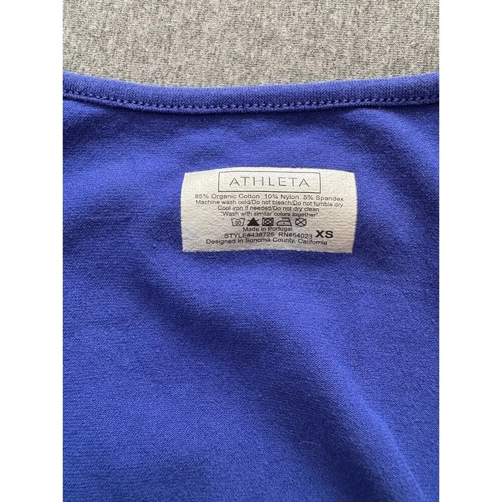 Athleta  | Women's Athletic Yoga Exercise Workout Gym Pure Ruched Tank Top | XS - Image 3