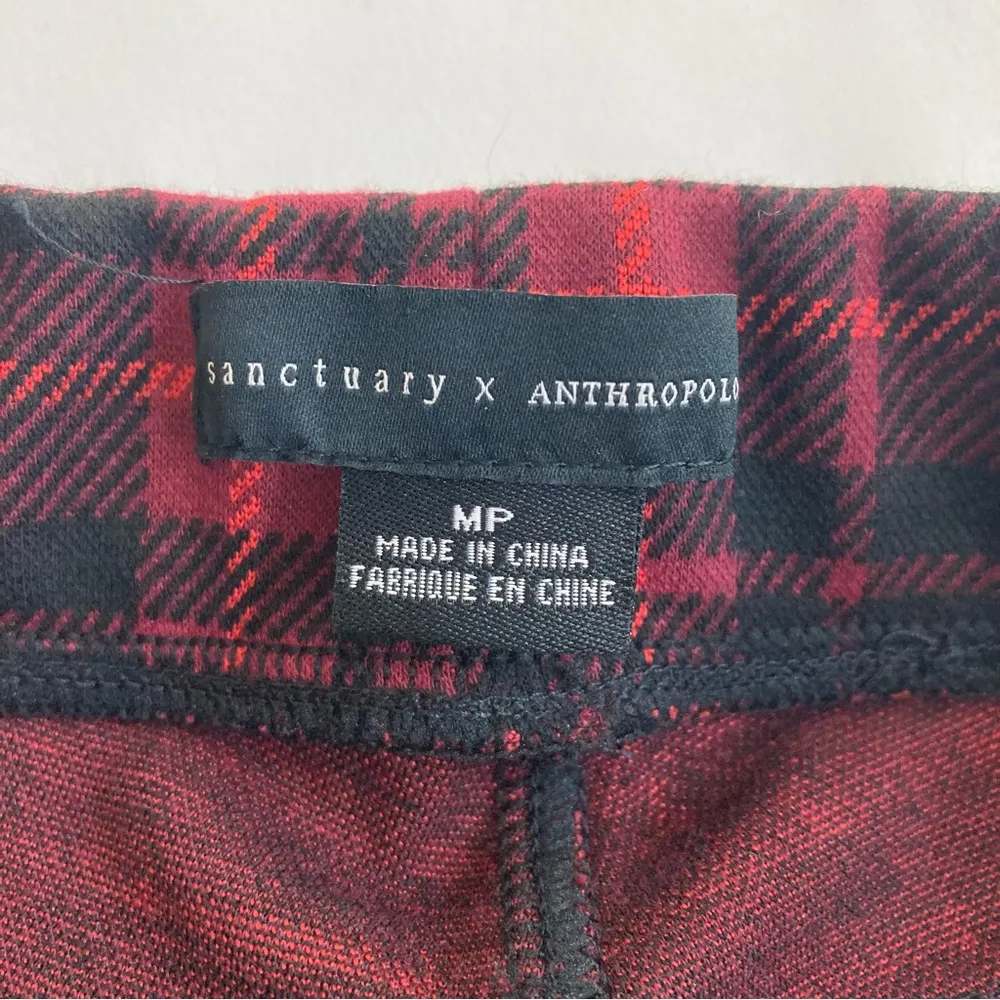 Sanctuary by Anthropologie Runway Ponte Leggings in Scarlett Plaid - Image 10