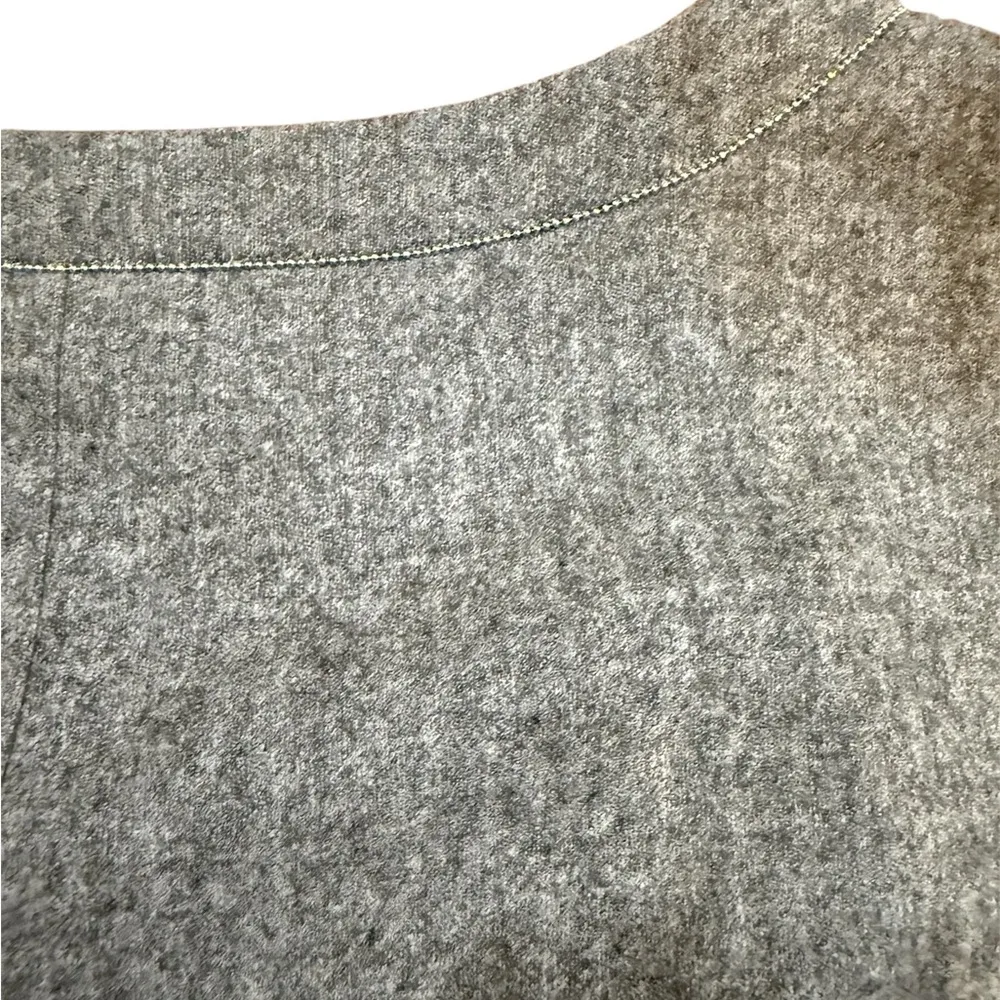 Lafayette 148 New York Quilted Zip Vest Grey Brown Size L Gray Size L - Image 10