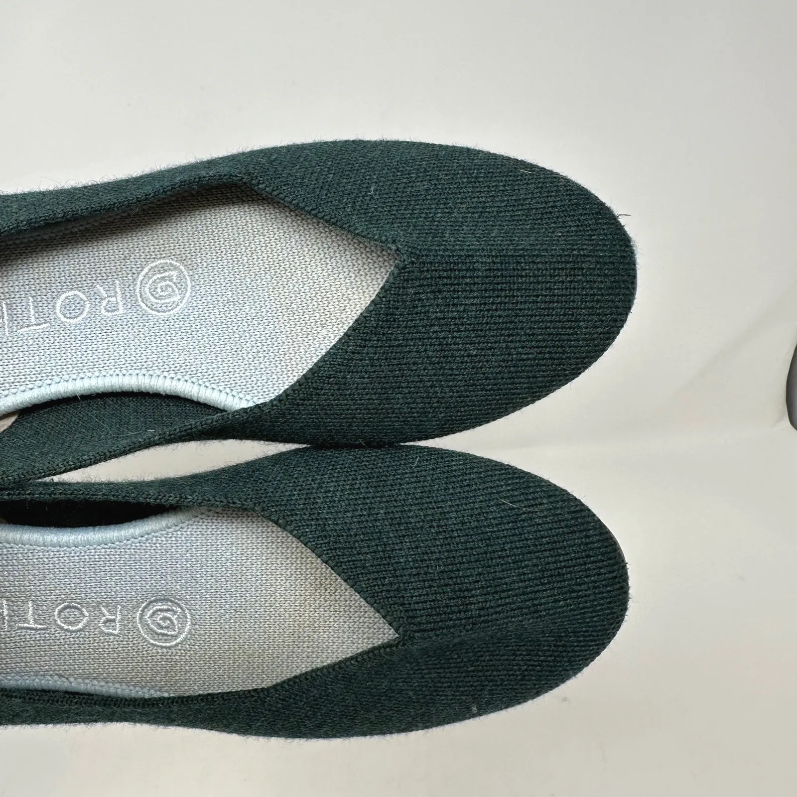 Rothy's The Flat Slip On Flats Forest Green 6.5 - Image 4