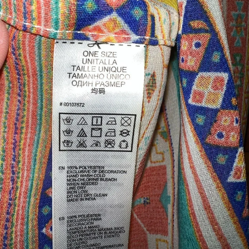 Forever 21 boho infinity scarf with pom pom trim - Image 7