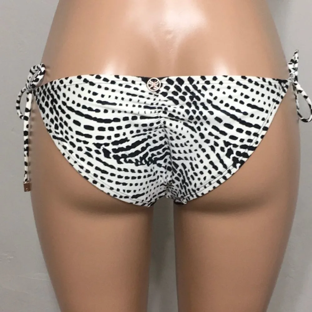 VIX PAULA HERMANNY black and white bikini bottoms Black Size XS - Image 7