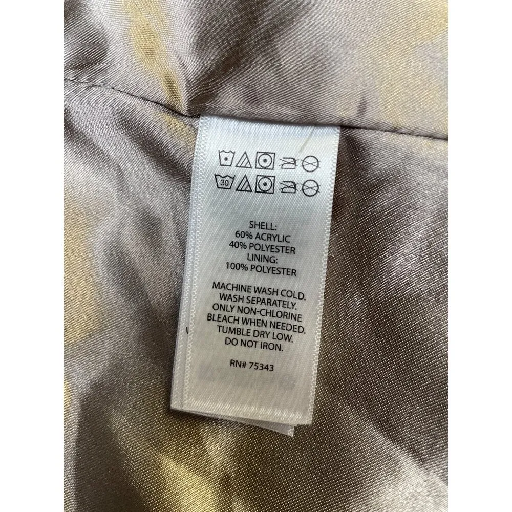 Rachel Zoe Women's Faux Fur Vest Brown/Gray Size M SKU 5746 - Image 7