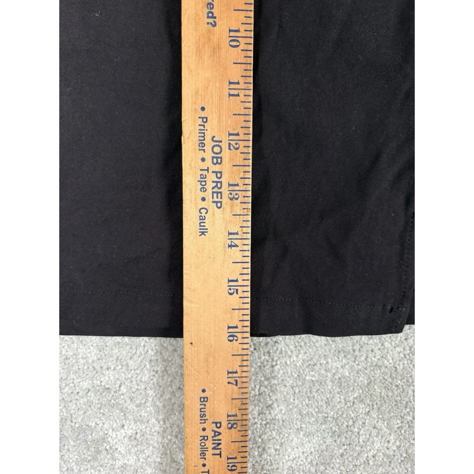 black garage skirt measuares large a line mini - Image 4