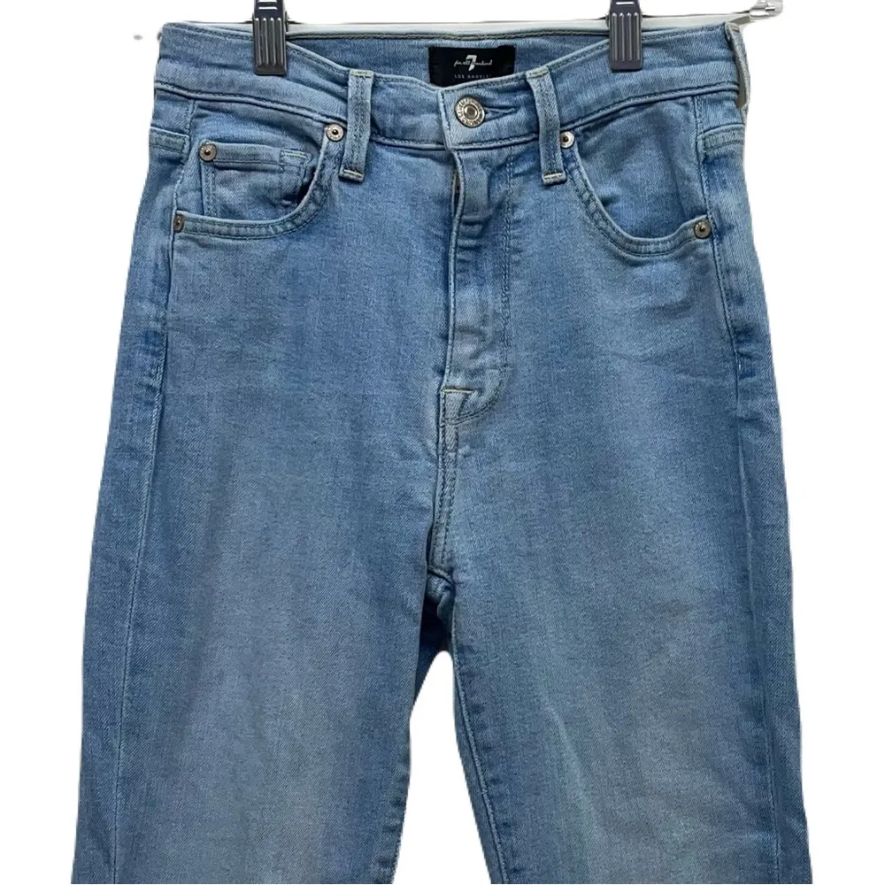 7 For All Mankind High Waist Skinny Slim-Fitting Women’s Jeans Size 25 - Image 3