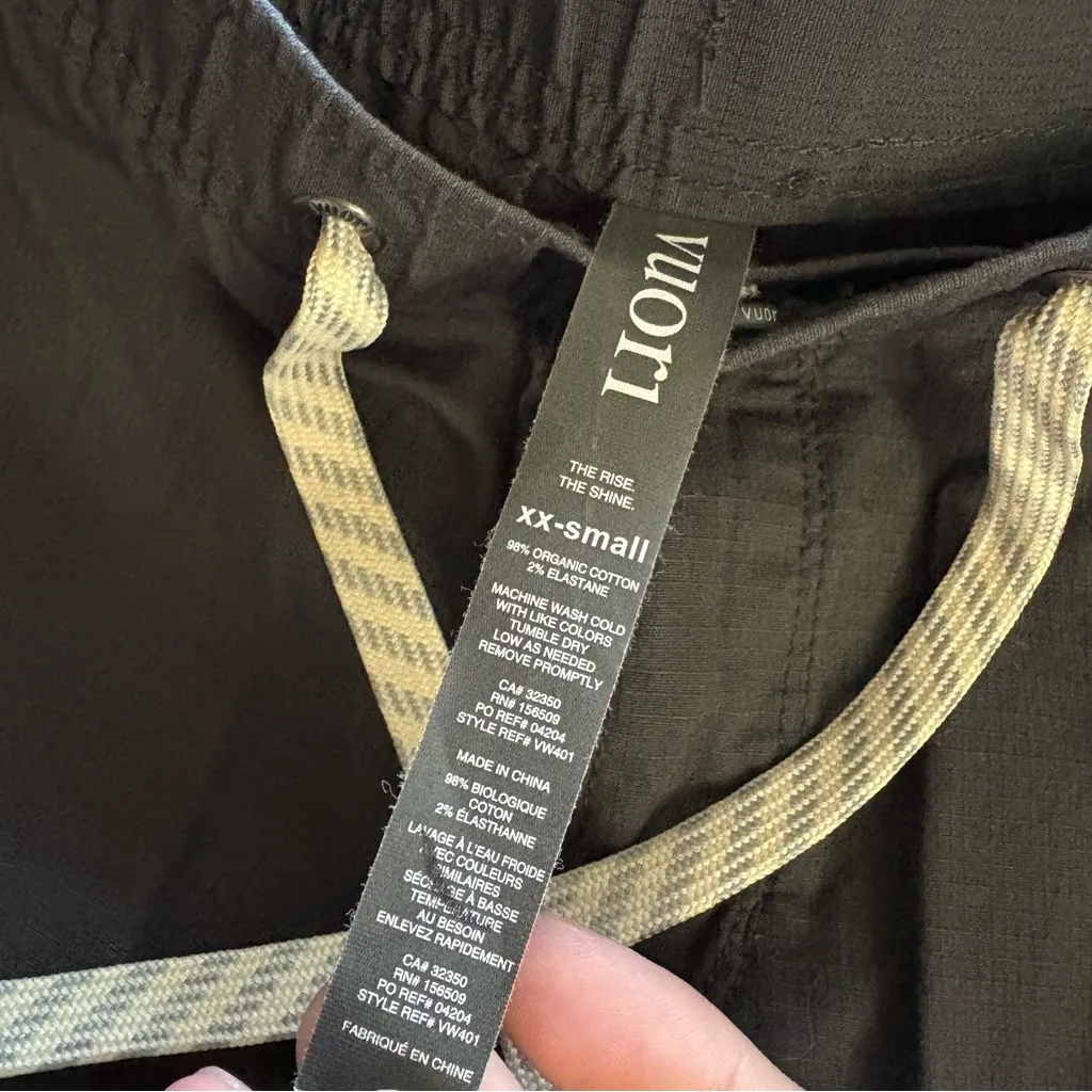 VUORI‎ Womens Ripstop Pant In Charcoal Size Extra Extra Small - Image 4