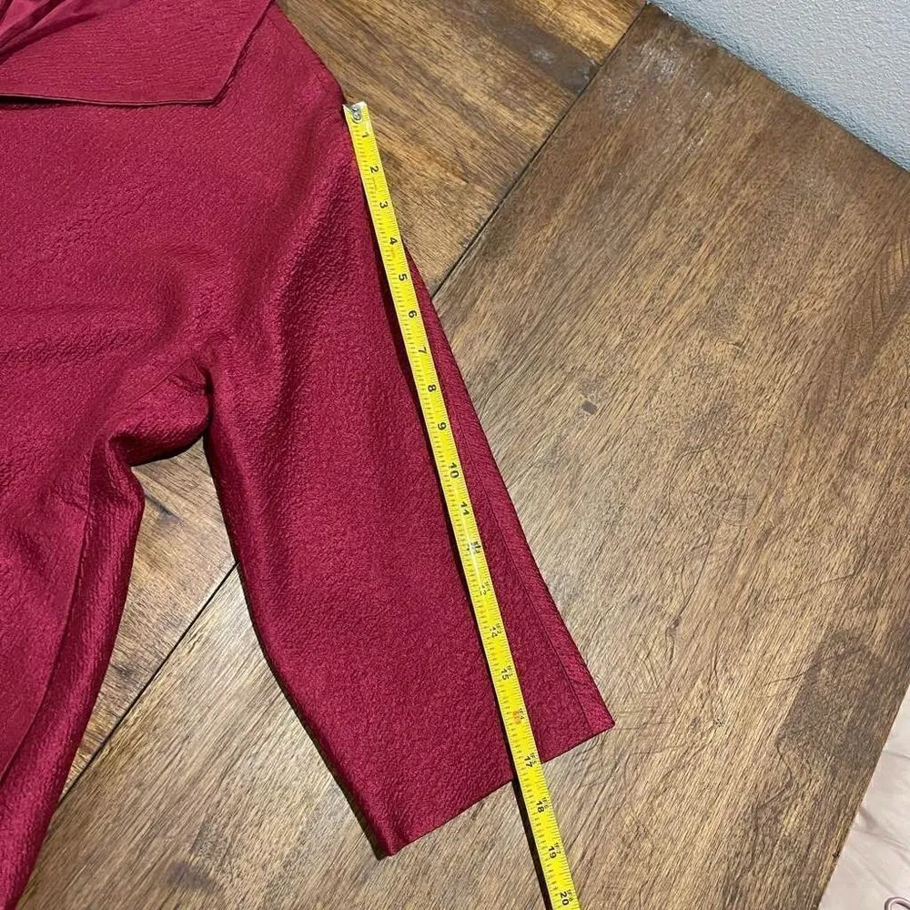 Eileen Fisher Button Down Tunic Shirt Sz M - Image 8