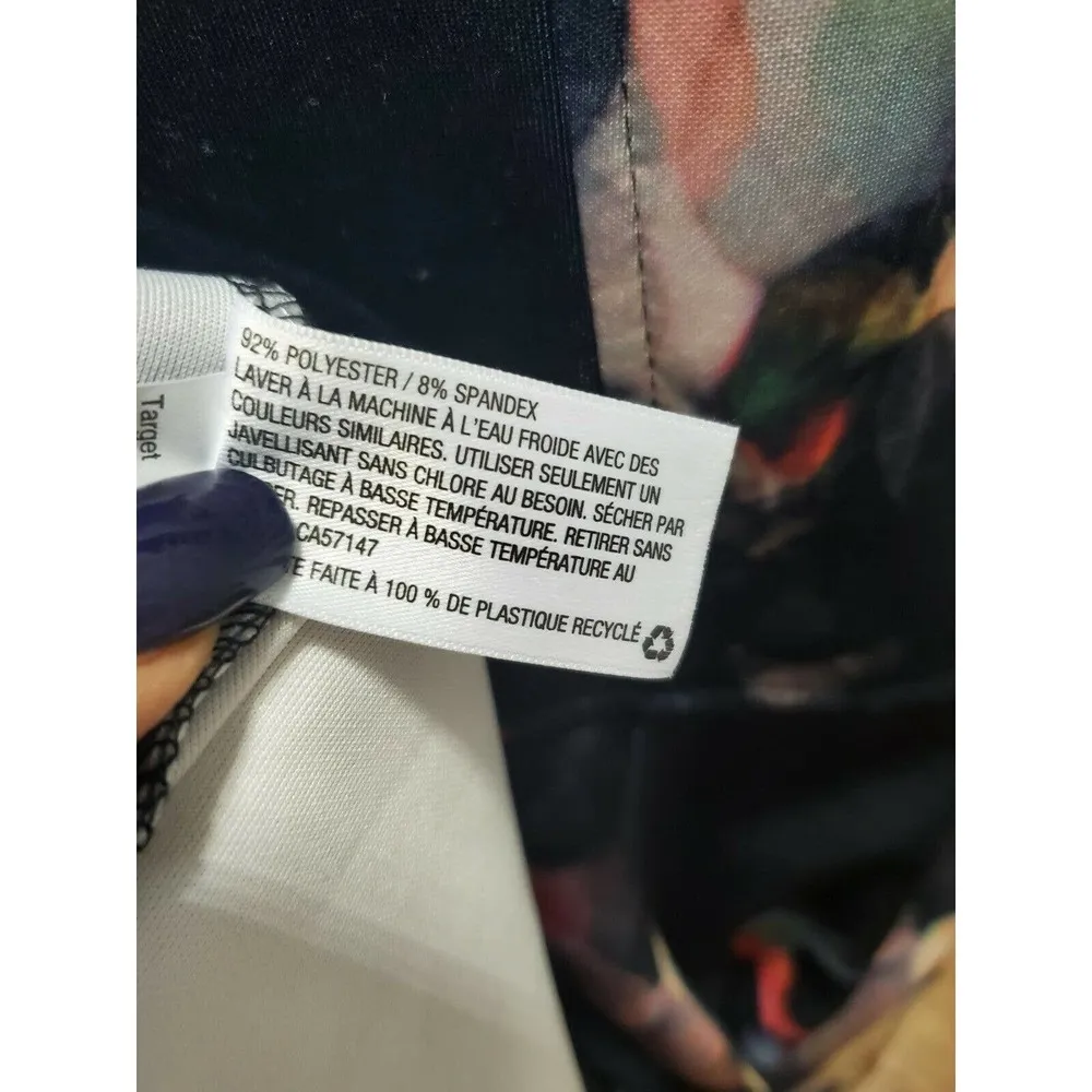 Ava & Viv Women's Multicolor Polyester V-Neck Short Sleeve Knee Length Dress 1X - Image 10