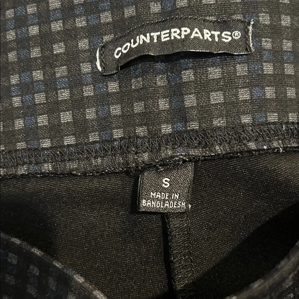 COUNTERPARTS checkered Ponte knit pants - Image 4