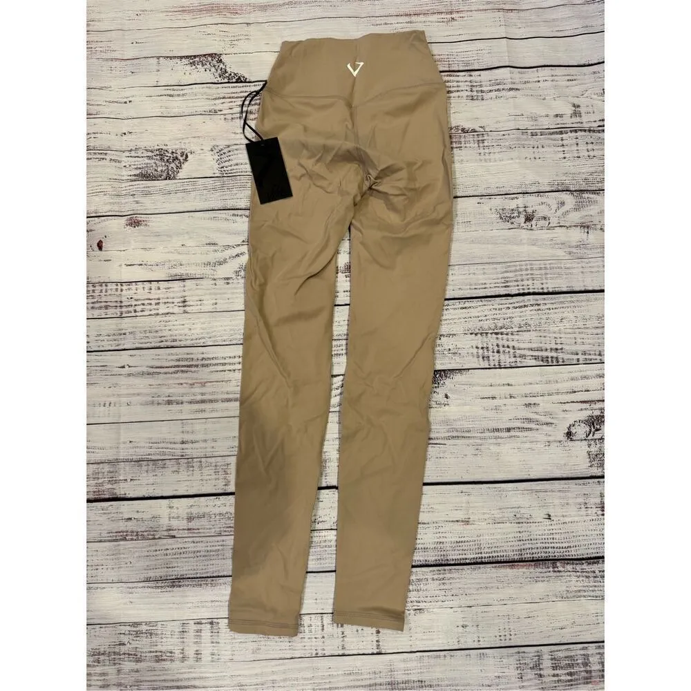 Violate the Dress Code Elevate Tan Leggings size small NWT - Image 4