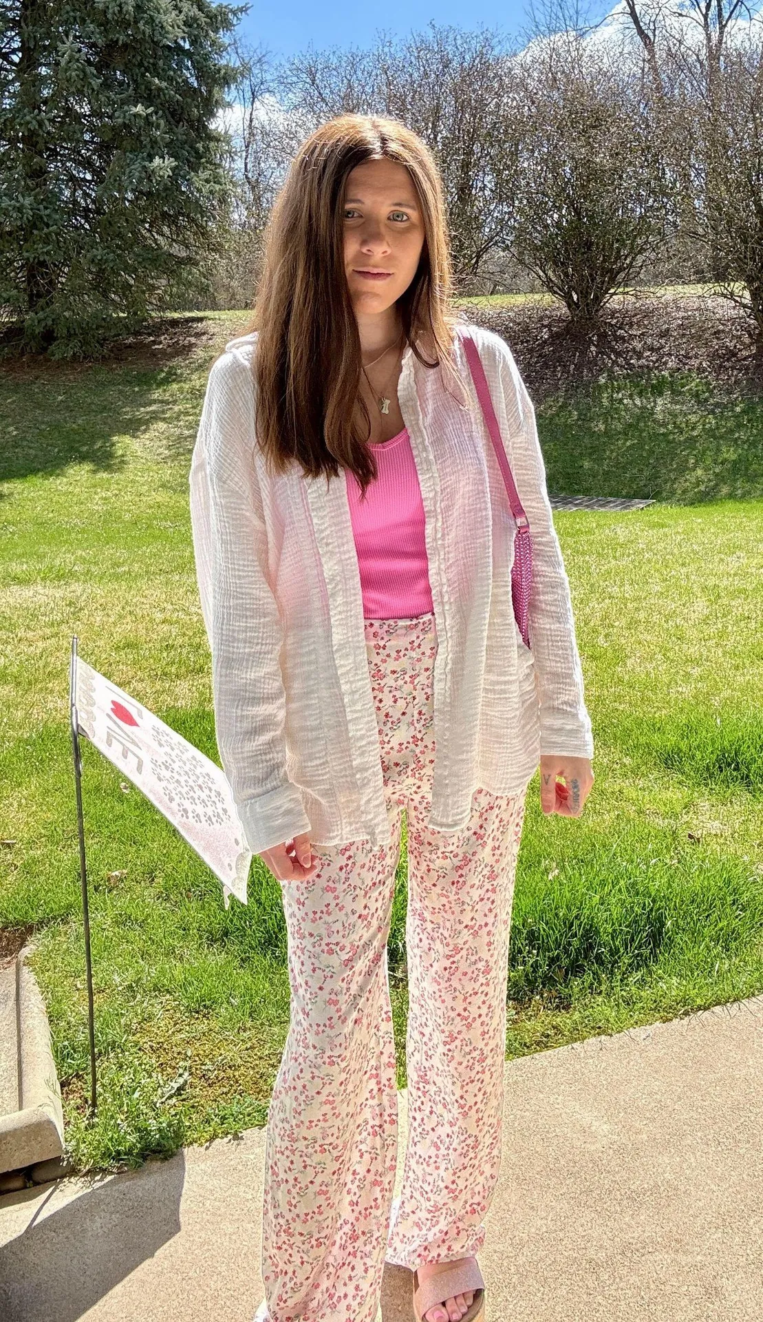 Floral Wide Leg Bottoms - Image 10