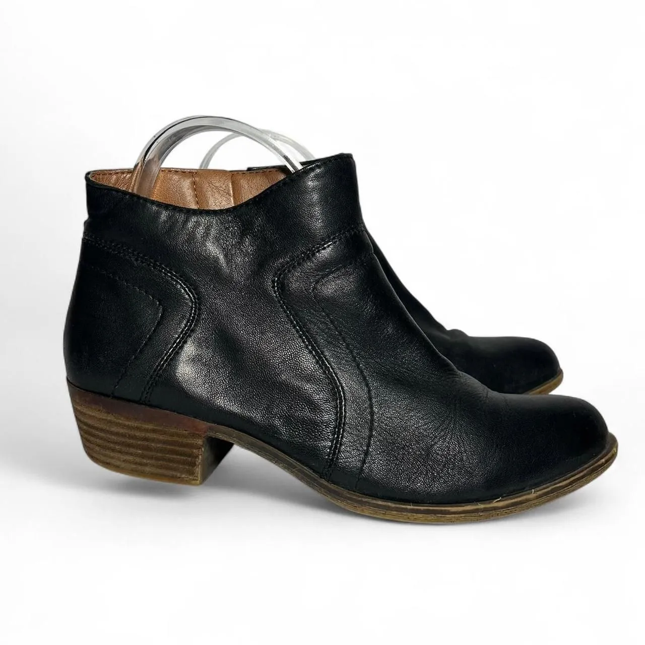 Lucky Brand Black leather ankle boots 8.5 - Image 2
