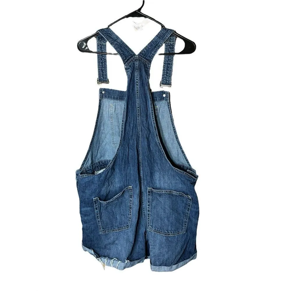 Gap Denim Shortalls Overalls Size XL - Image 6