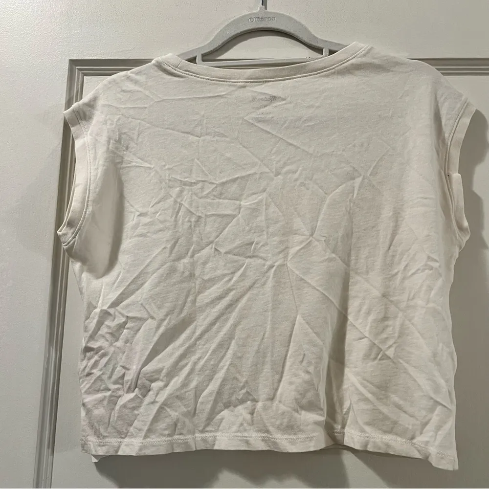 Madewell Crewneck Cropped Muscle Tank in White Size XXS NWT - Image 6