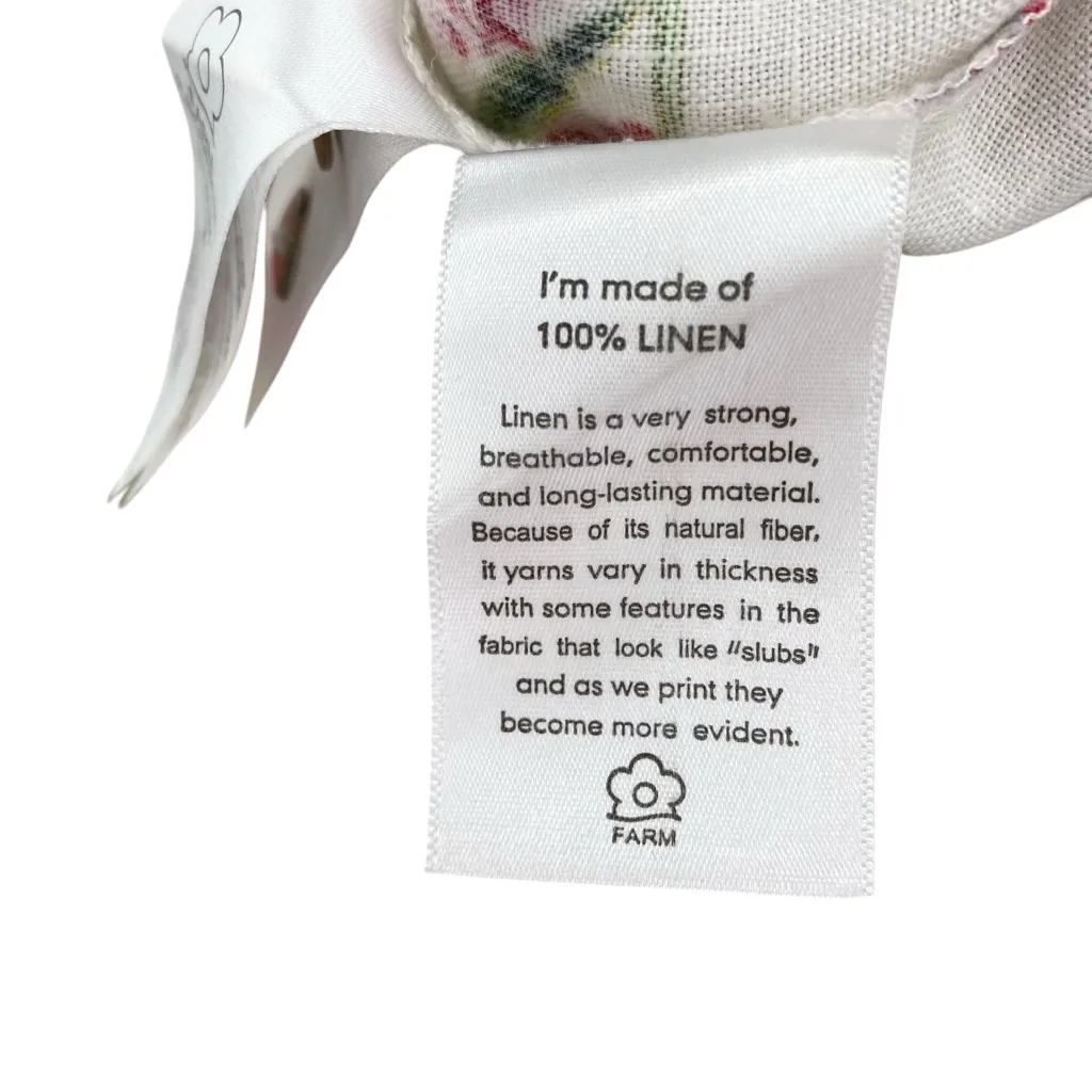 Farm Rio Toucans Garden Linen Halter Jumpsuit Size XL - Image 15