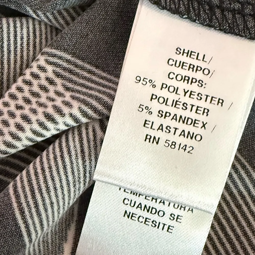 London Times Women's Printed Jersey Halter-Neck Maxi Dress Black/White Sz 12 NWT - Image 7