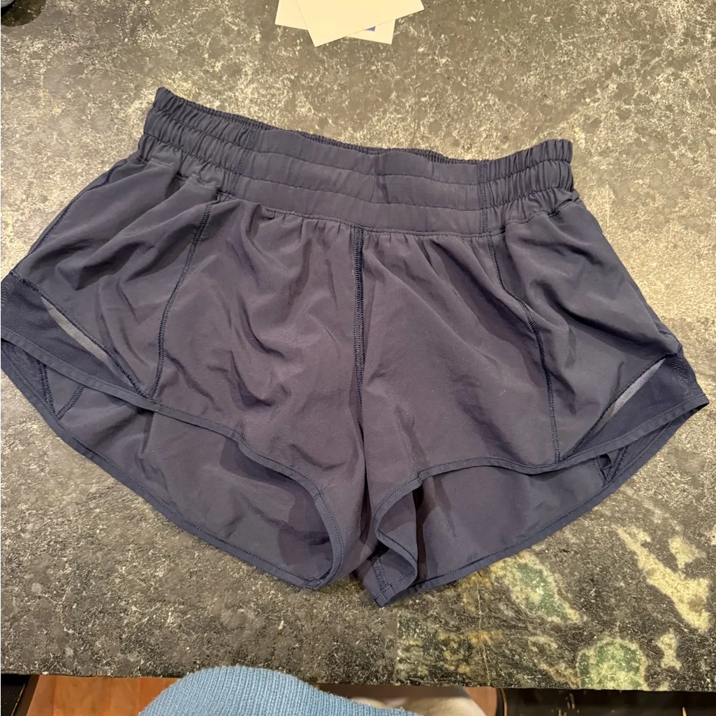lululemon athletica Navy Athletic Shorts - Image 2