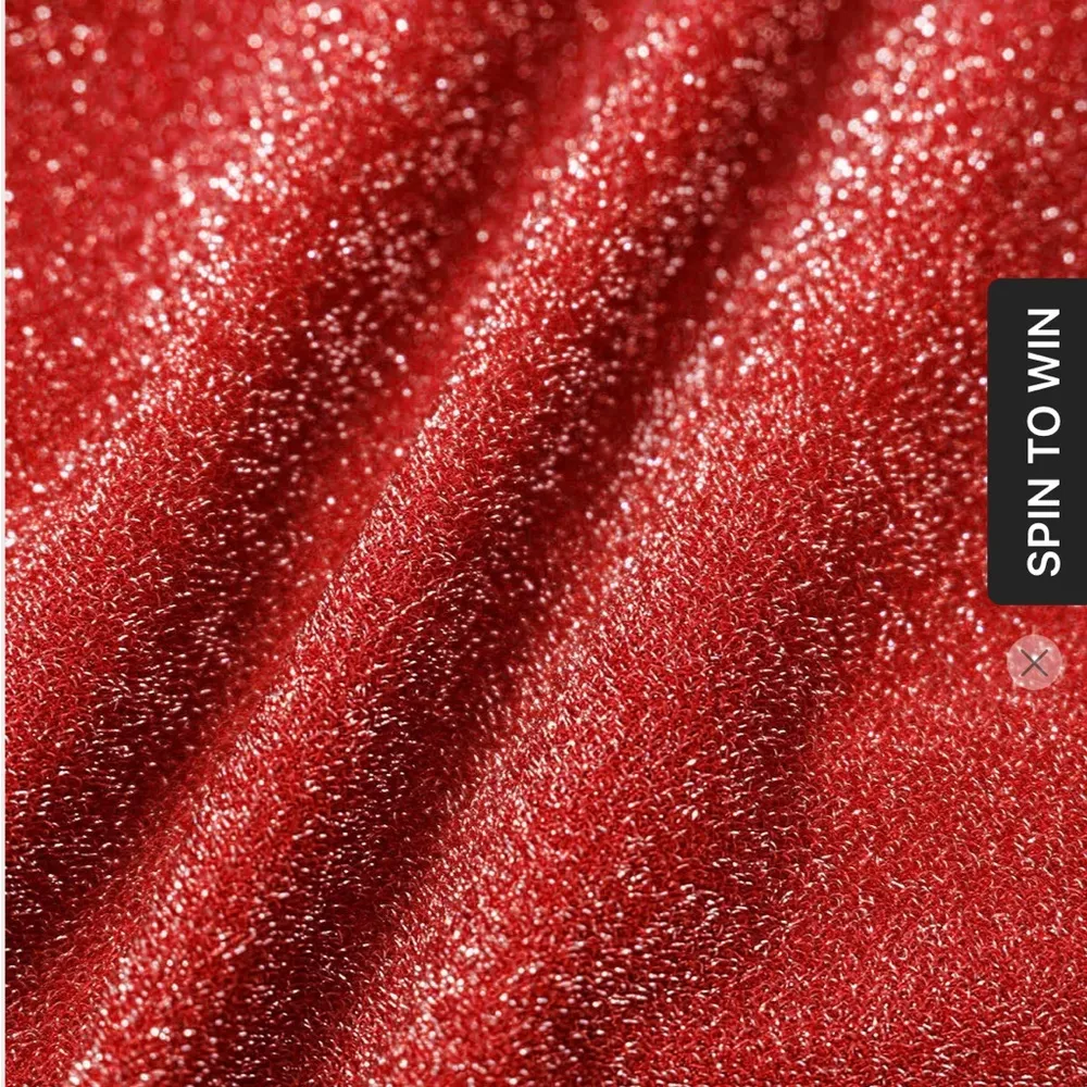 Berlook Red Lurex Cross Back One - Image 8