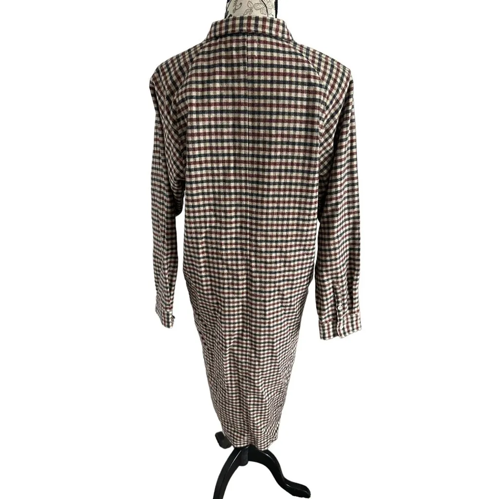 WOOLRICH Women's Light Weight Plaid Shirt Jacket Size Medium - Image 2