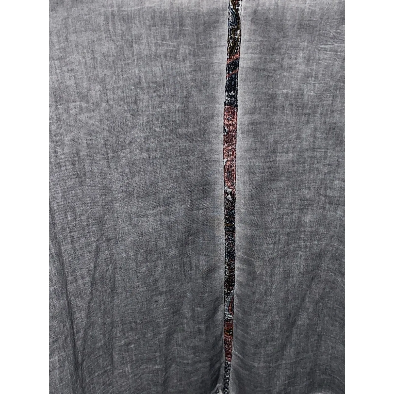 Soft Surroundings 3/4 Sleeve Paisley Boho Tunic Blouse Women's Size L - Image 9