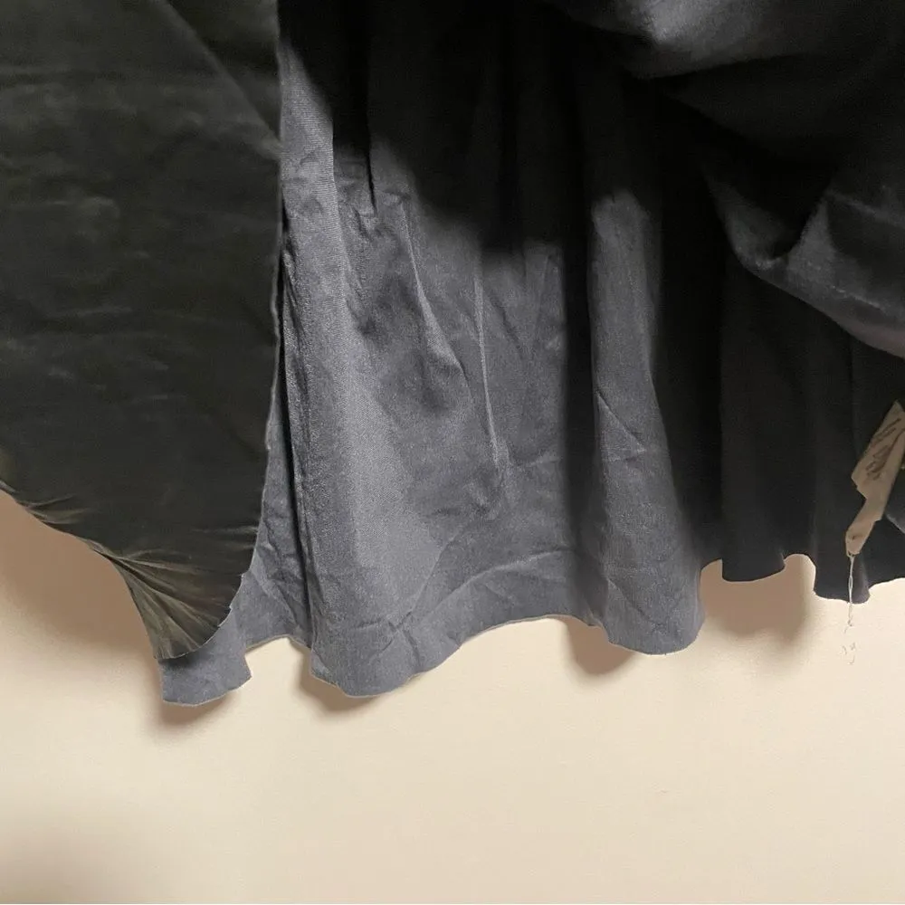 Aritzia Wilfred Le Fou Pleated Vegan Leather Skirt Black- Size 10 - Image 7