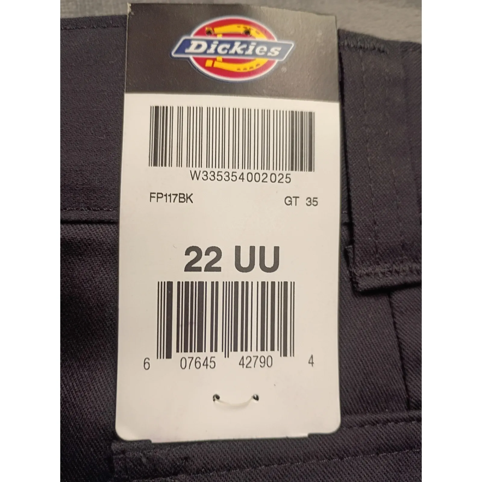 Dickies Womens EMT Pants Casual Fit Straight Leg Cargo Workwear Black Size 22UU - Image 8