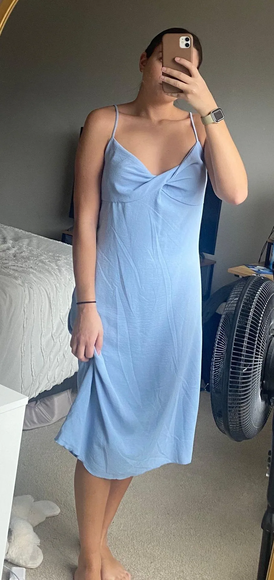 Blue Midi Dress Size M - Image 2