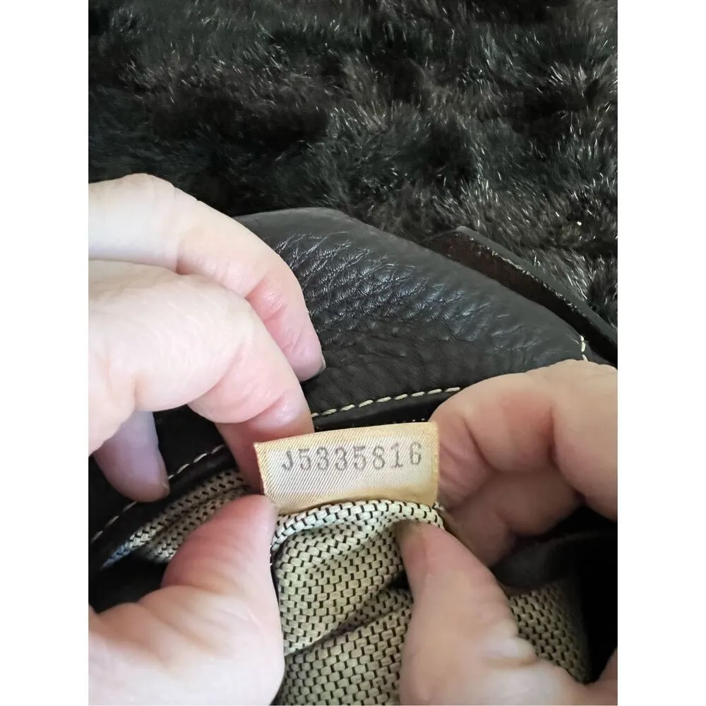 DOONEY &  BOURKE 1975 Small East West Hobo Shoulder Bag  Leather - Image 11