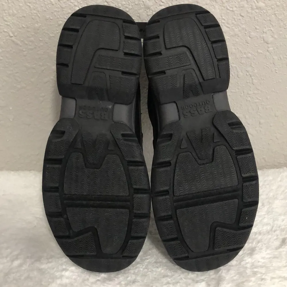 BASS OUTDOOR Women's Size 8 Cushioned Insole Waterproof Membrane Slip on Boot Black - Image 4