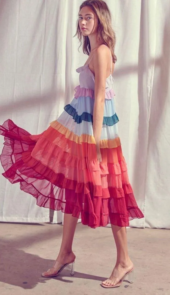 VICI Ruffle Tiered Dress - Image 4