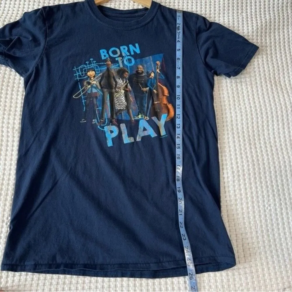 Disney Soul Movie Promo Navy Graphic T-Shirt M Medium Jazz Music Tee - Image 3