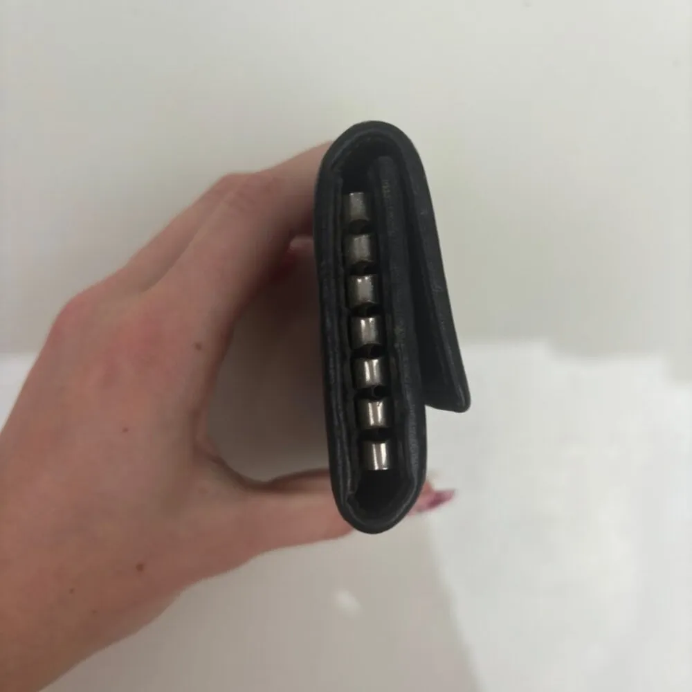 Bvlgari Black/Gray Coated Canvas and Leather Keys/Card holder (DEFECT) - Image 5