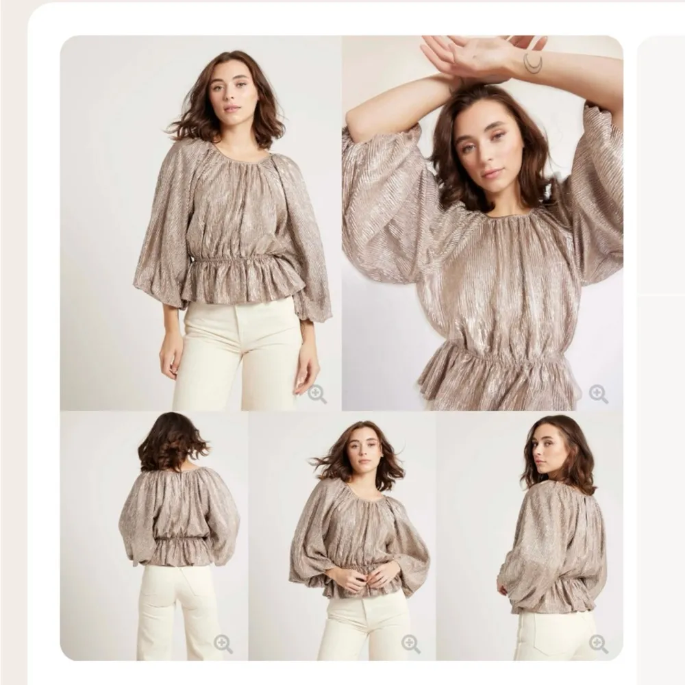 Mille Resort & Travel ,Karis Top Lux Metallic Gold Women's Top Size XXS - Image 6