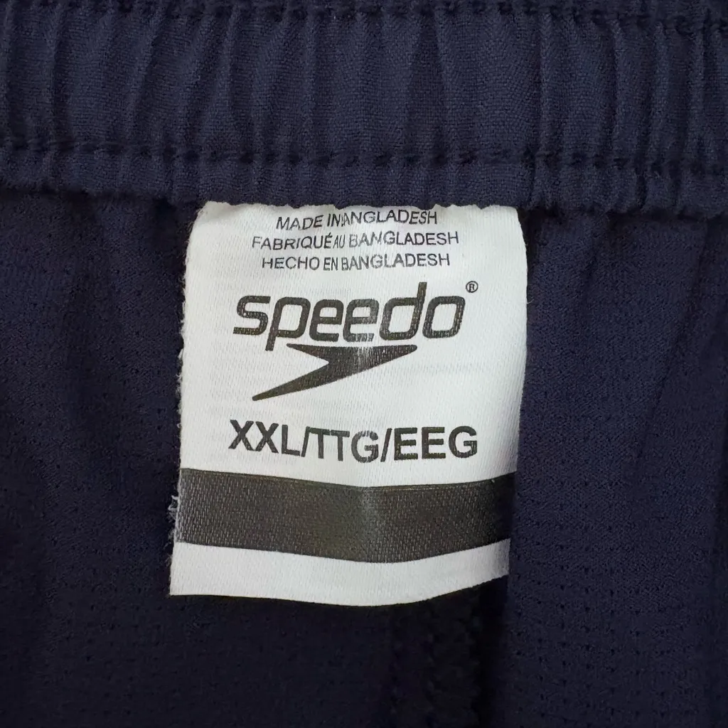 Speedo Navy‎ Blue Skort Eyelet Cut Shorts UPF 50+ Protection Size XXL - Image 8