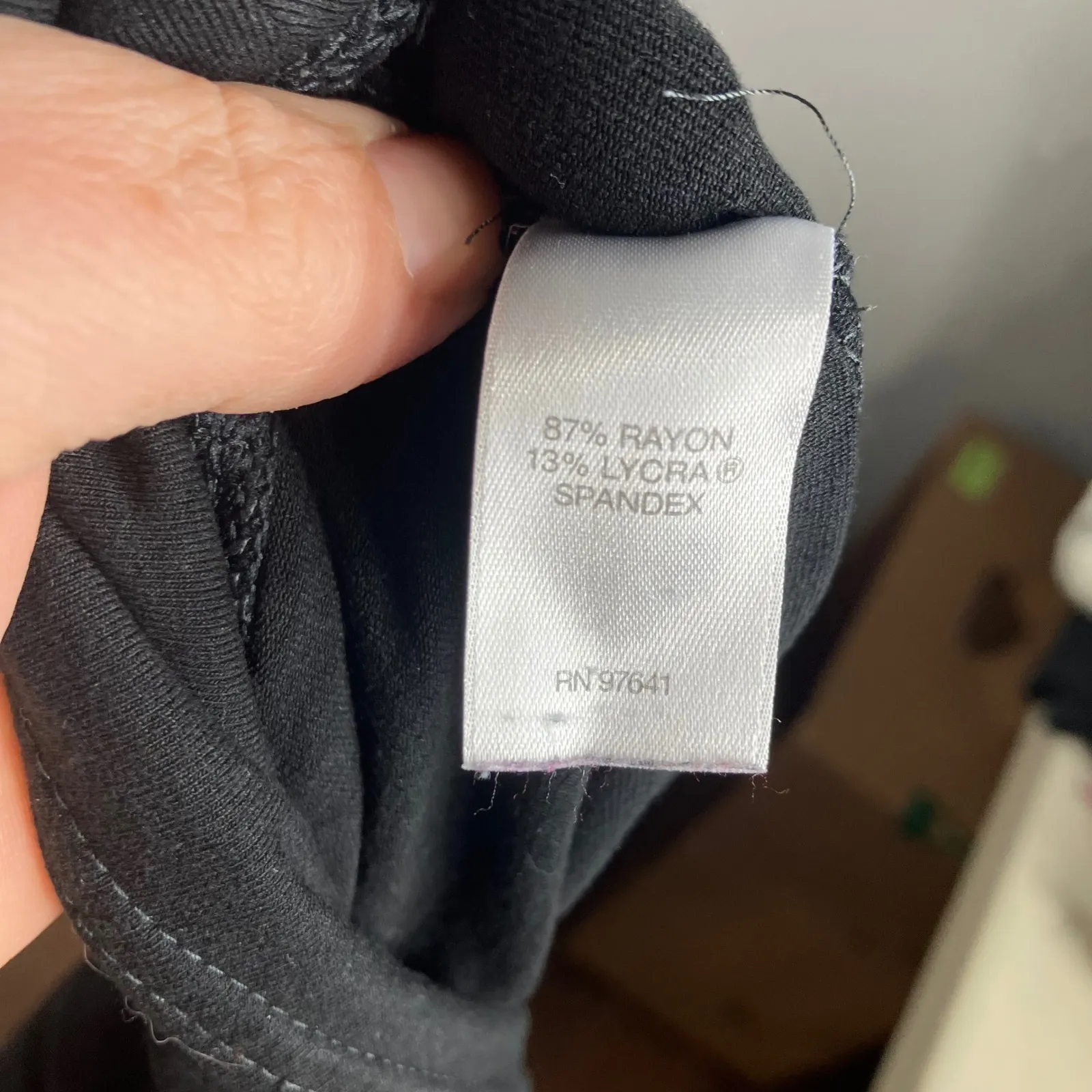 J. Jill Wearever collection smooth fit slim leg pants women's size medium black - Image 6