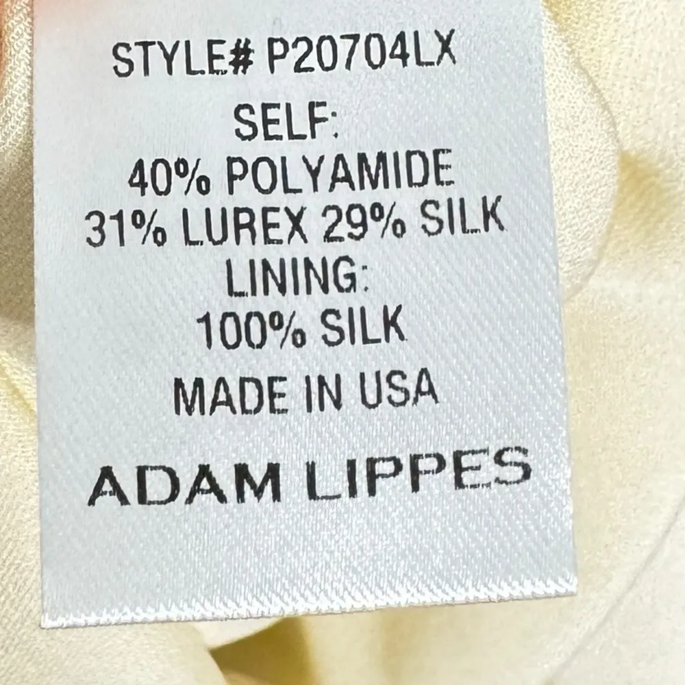 Adam Lippes Ruffled Lamé Midi Dress Silk Blend - Image 13