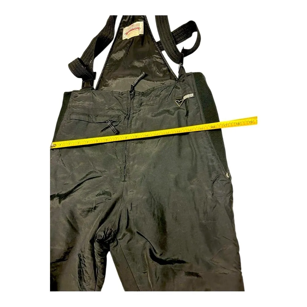Obermeyer Ski Bib Overalls Obermeyer Wimen Sz 12 Black Snow Pants Vintage - Image 9