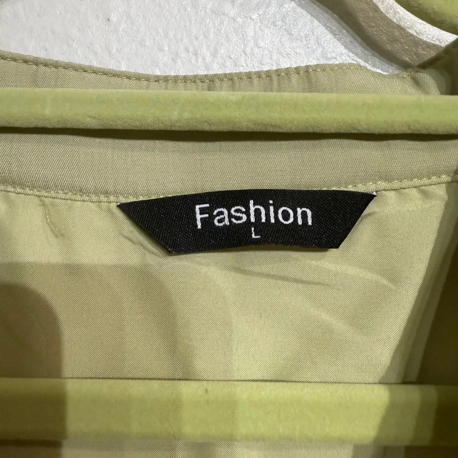 Fashion Sage Green Tiered Maxi Shirt Dress Sz L Size L - Image 5