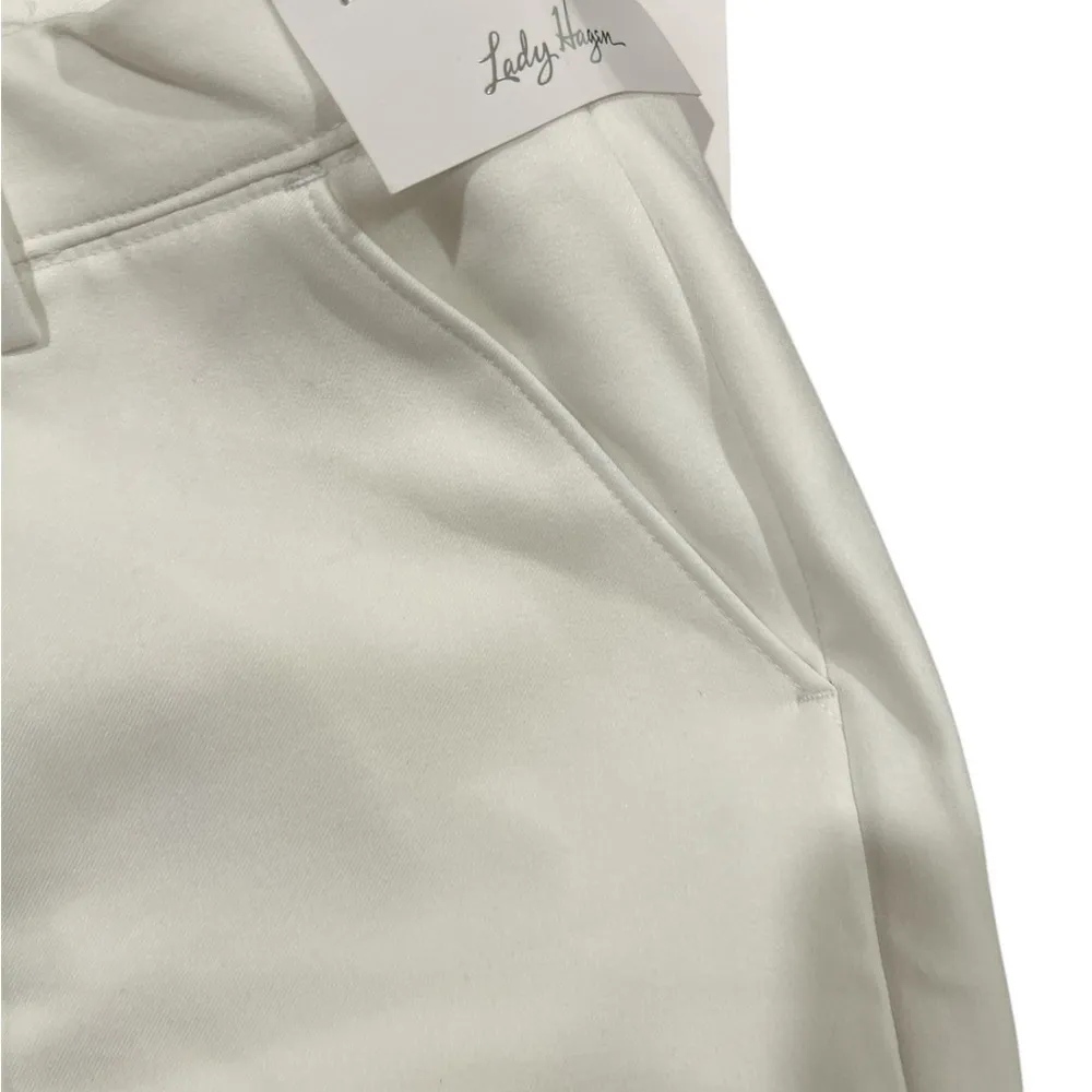 Lady Hagen Fashion Traditional Pure White UPF 50+ Golf Shorts - Image 3
