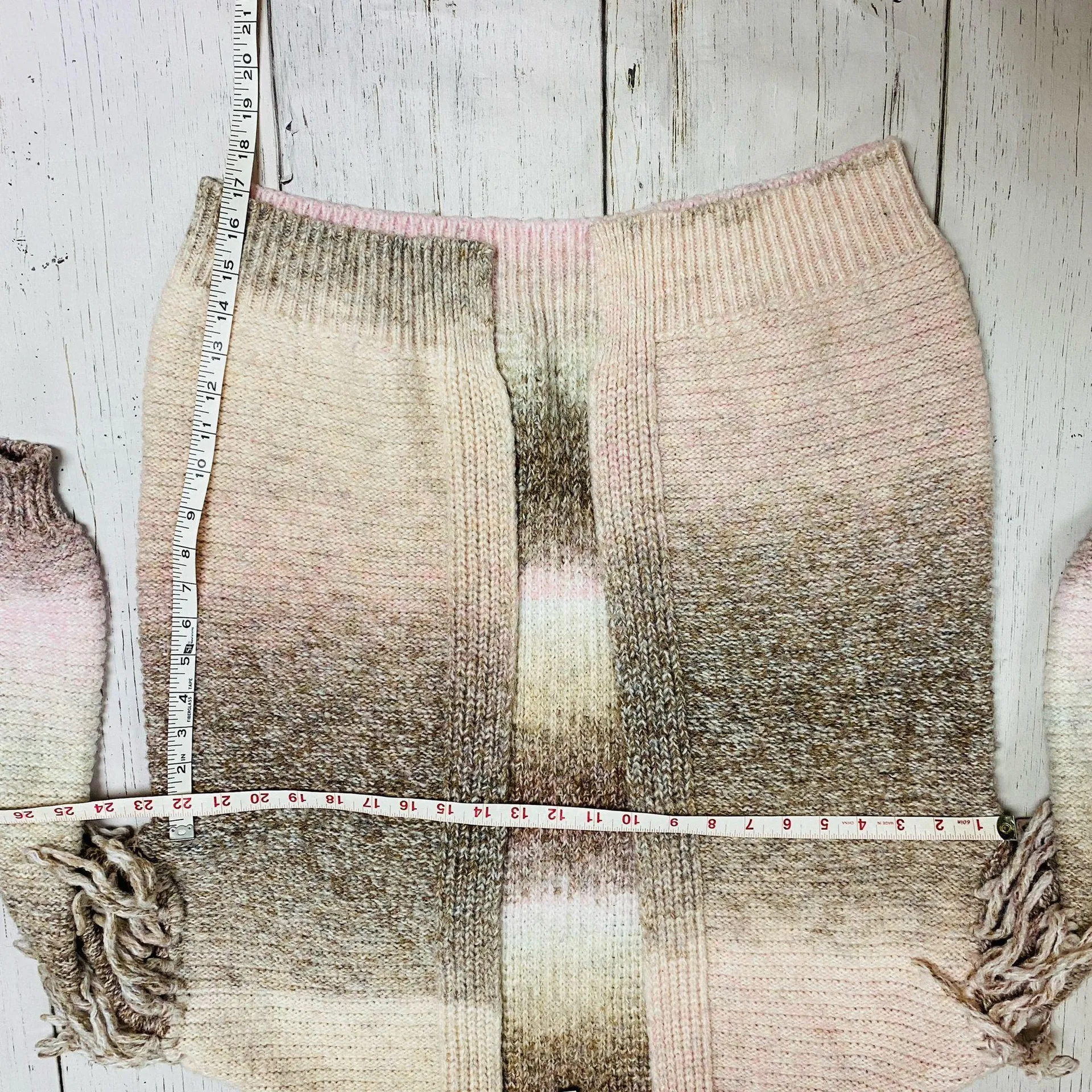 Frye & Co Open Front Fringe Cardigan - Image 2