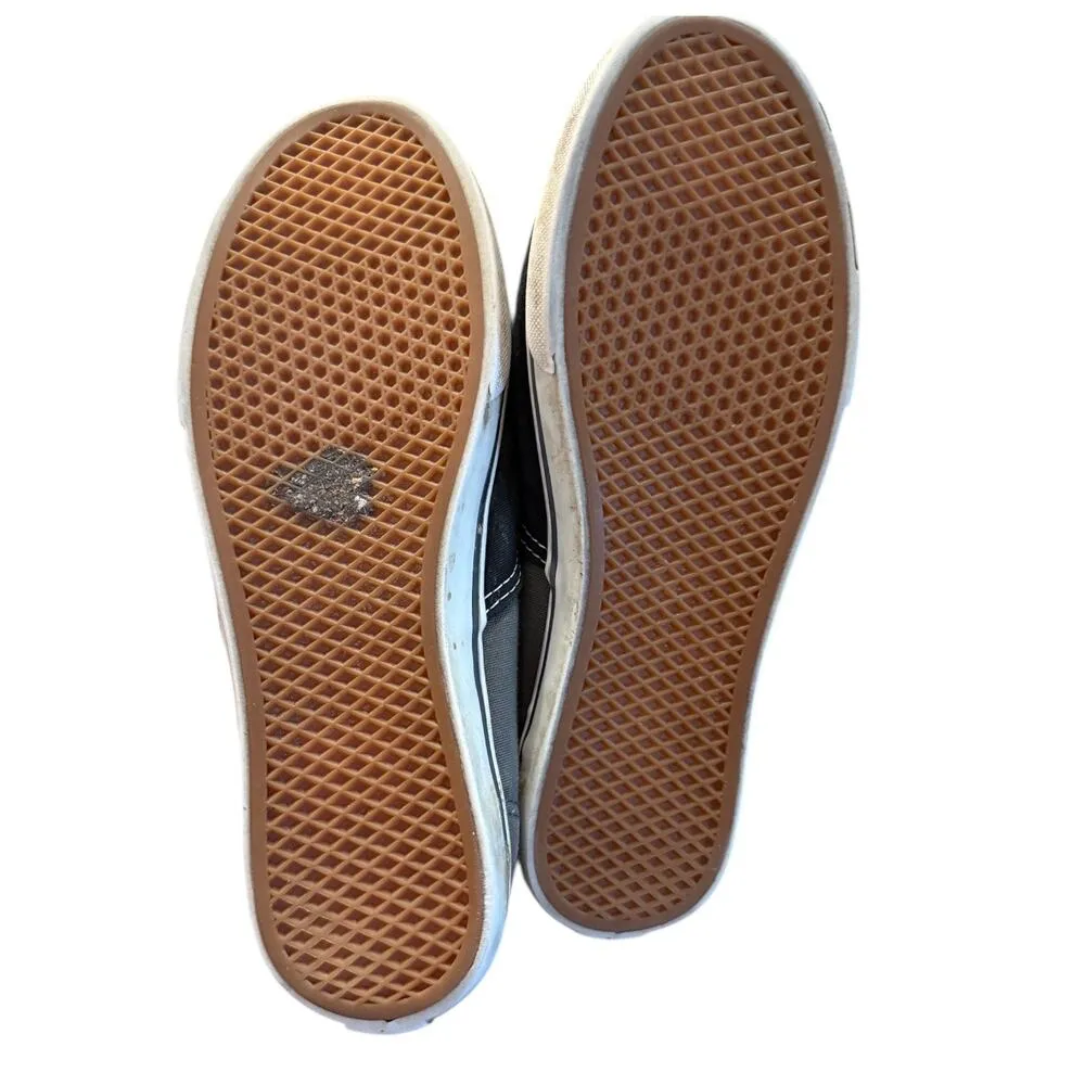 Vans Black & Gray Canvas Sneakers Women’s 6.5 / Men’s 5 - Image 5