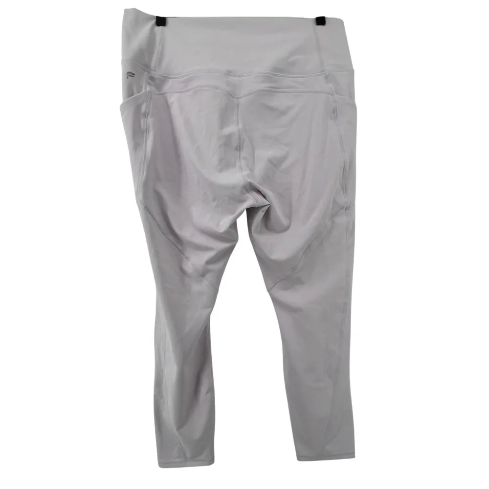 Fabletics Women XXL Oasis PureLuxe High-Waisted 7/8 Legging Lilac Athleisure Gym - Image 3