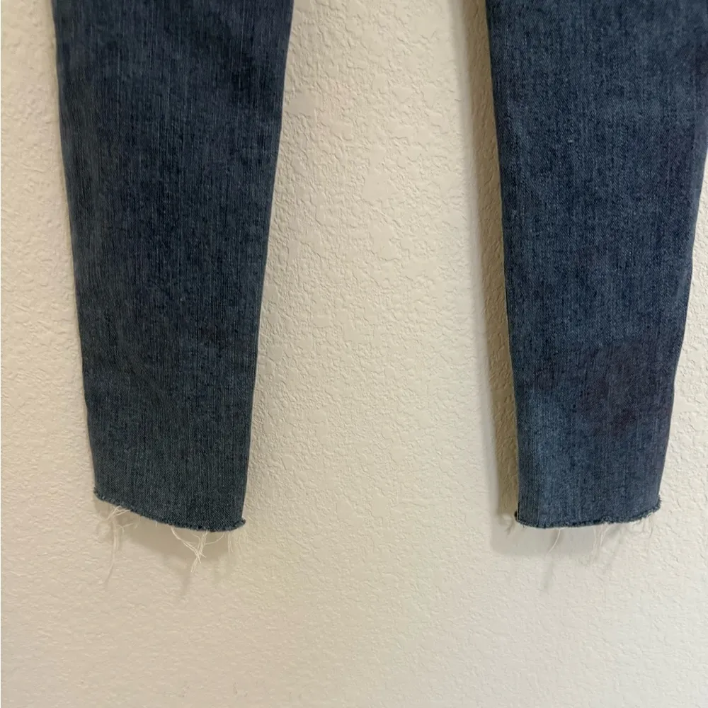 JOE’S Jeans High Rise Skinny Ankle Distressed Denim Size 26 Wheaton Blue Wash - Image 7