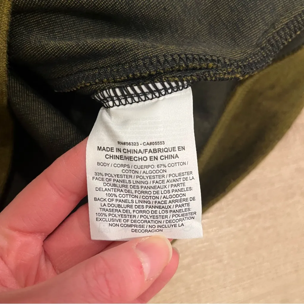 Nike Women’s Tech Fleece Jacket Olive Green Full Zip Bomber Size XS - Image 6